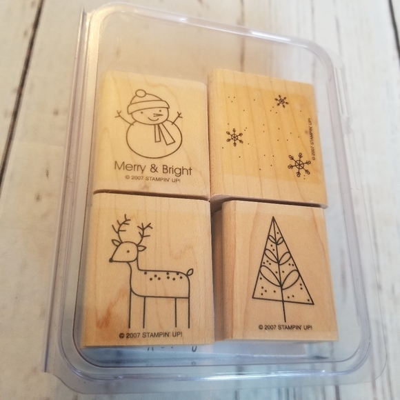 Huge Lot of 70 rubber stamps Stampin up! Vintage sets craft card scrapbooking - Picture 9 of 14